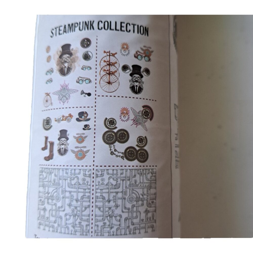 Dixie Belle Paint Steampunk Transfers‎ Belles Whistles Wall Furniture Home Decor